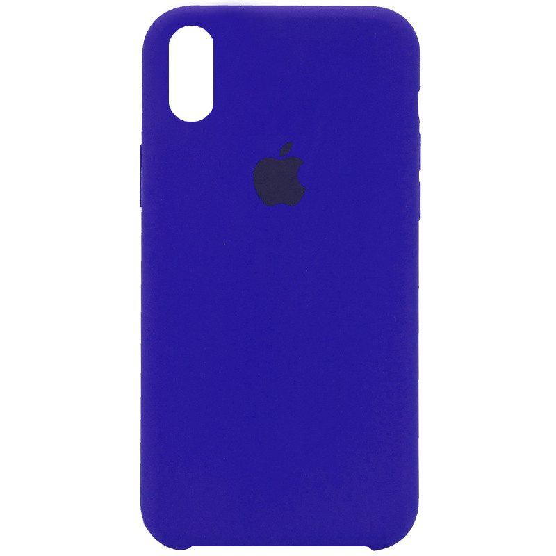 

Чехол Silicone Case (AA) для Apple iPhone XS Max (6.5") Синий / Shiny blue (141792)