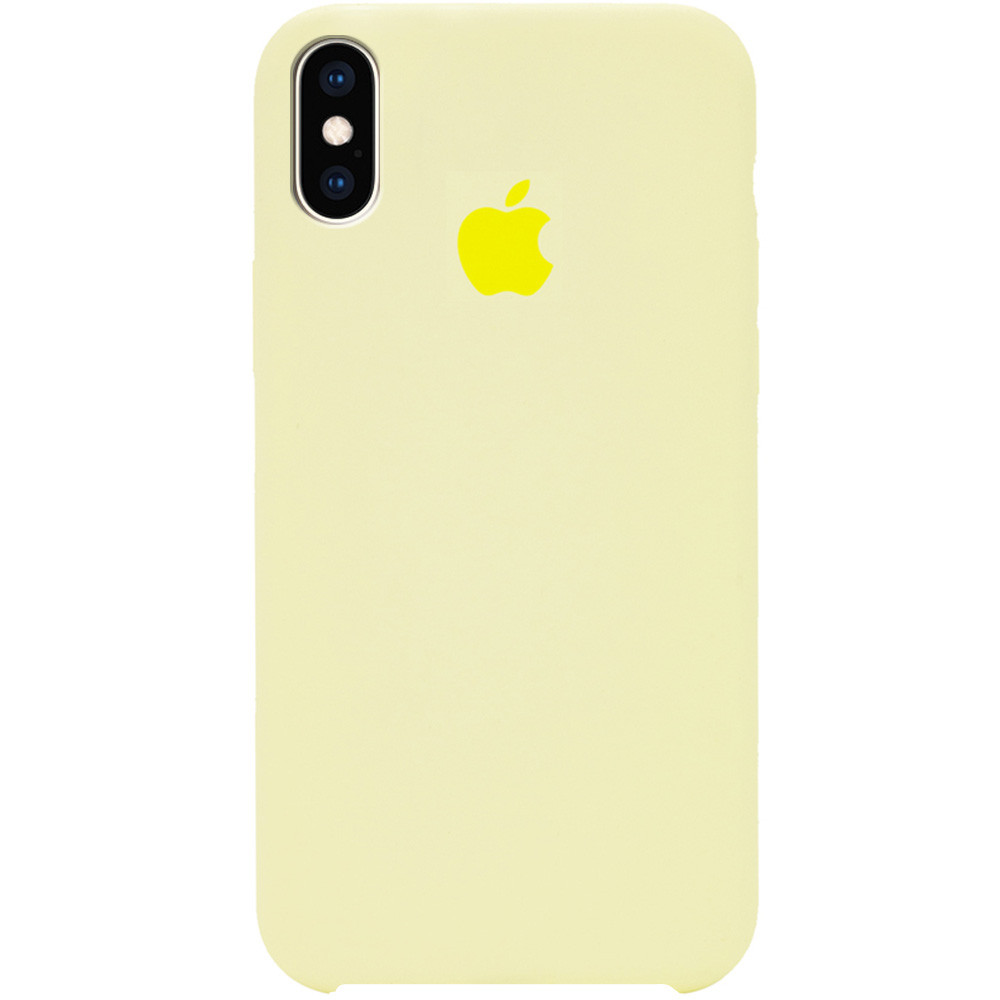 

Чехол Silicone Case (AA) для Apple iPhone XS Max (6.5") Желтый / Mellow Yellow (131141)