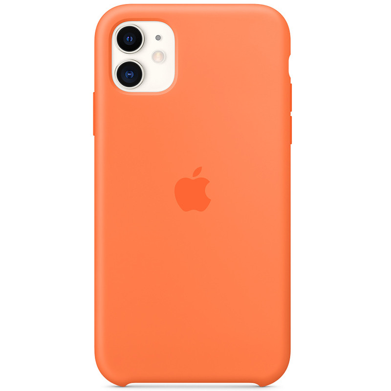 

Чехол Silicone case (AAA) для Apple iPhone 11 (6.1") Оранжевый / Vitamin C (144966)