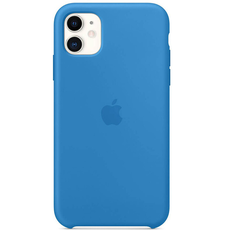 

Чохол Silicone case (AAA) для Apple iPhone 11 (6.1") (Синій / Surf Blue)