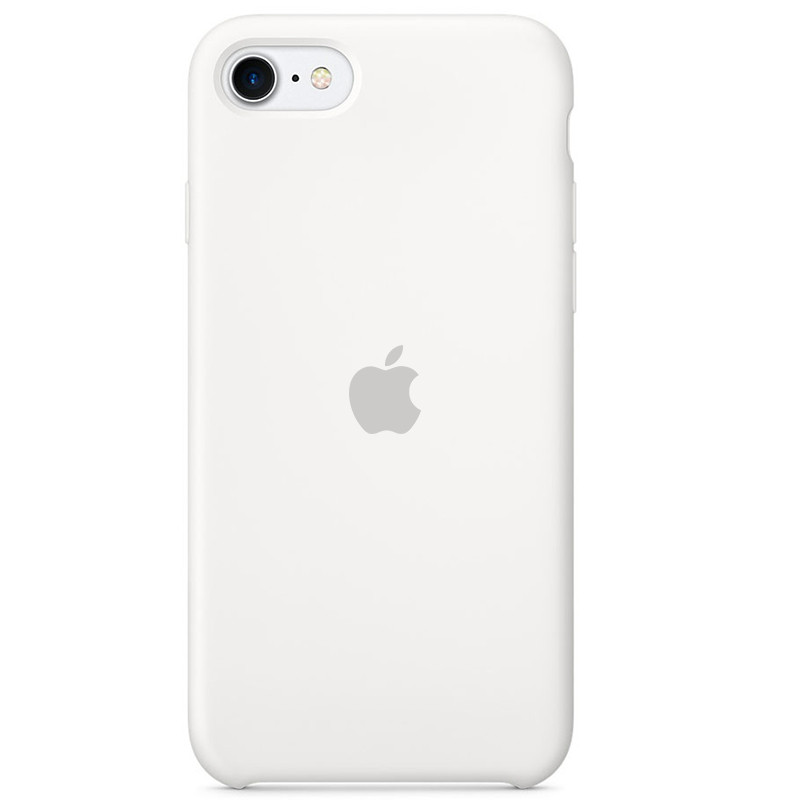 

Чехол Silicone case (AAA) для Apple iPhone SE (2020) Белый / White (135372)