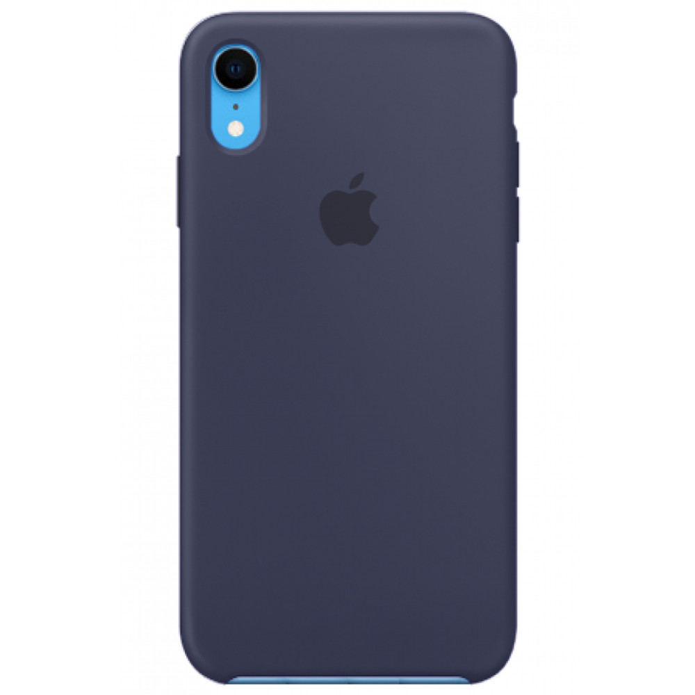 

Чехол Silicone case (AAA) для Apple iPhone XR (6.1") Синий / Midnight Blue (122018)