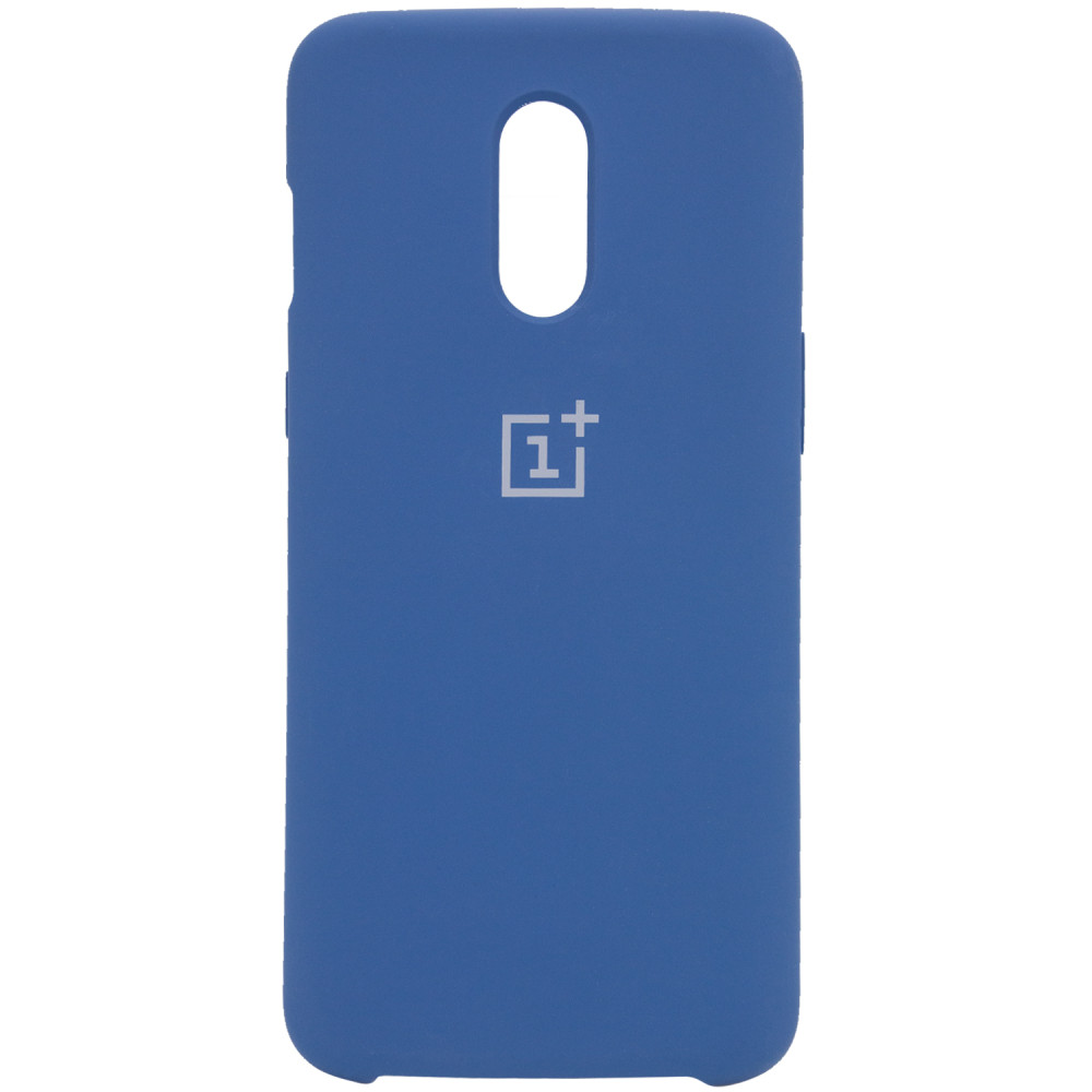 

Чехол Silicone Cover (AA) для OnePlus 7 Синий / Navy Blue (123150)