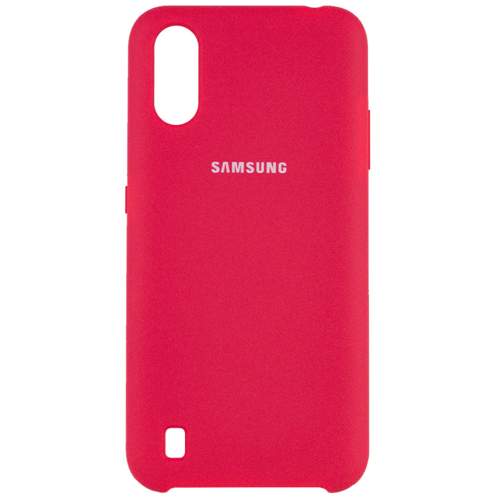 

Чехол Silicone Cover (AA) для Samsung Galaxy A01 Красный / Rose Red (124791)