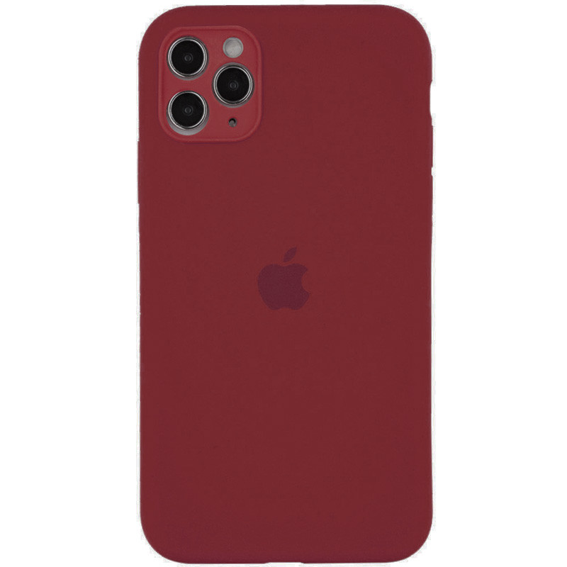 

Чехол Silicone Case Full Camera Protective (AA) для Apple iPhone 11 Pro (5.8") Бордовый / Marsala (131301)