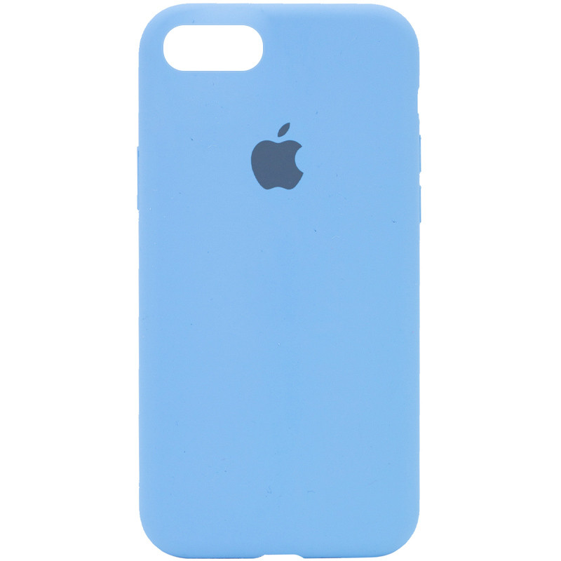 

Чохол Silicone Case Full Protective (AA) для Apple iPhone SE (2022) (Блакитний / Cornflower)