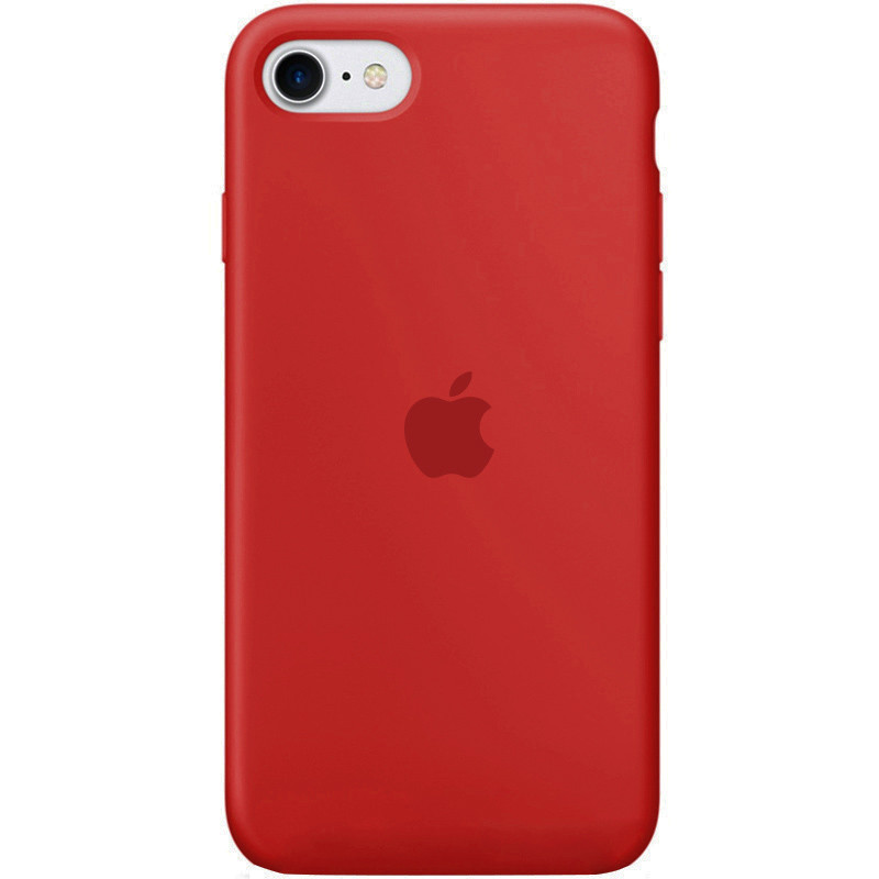 

Чохол Silicone Case Full Protective (AA) для Apple iPhone SE (2020) (Червоний / Dark Red)