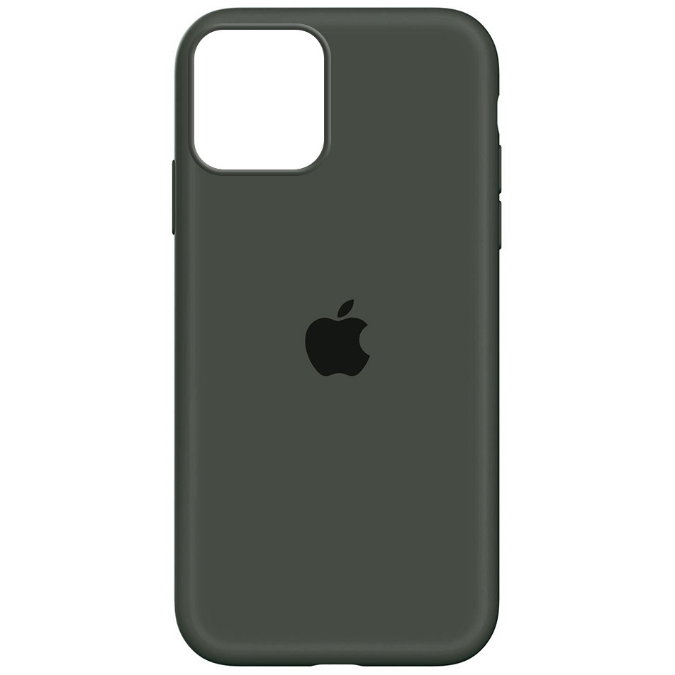 

Чохол Silicone Case Full Protective (AA) для Apple iPhone 12 mini (Зелений / Dark green)