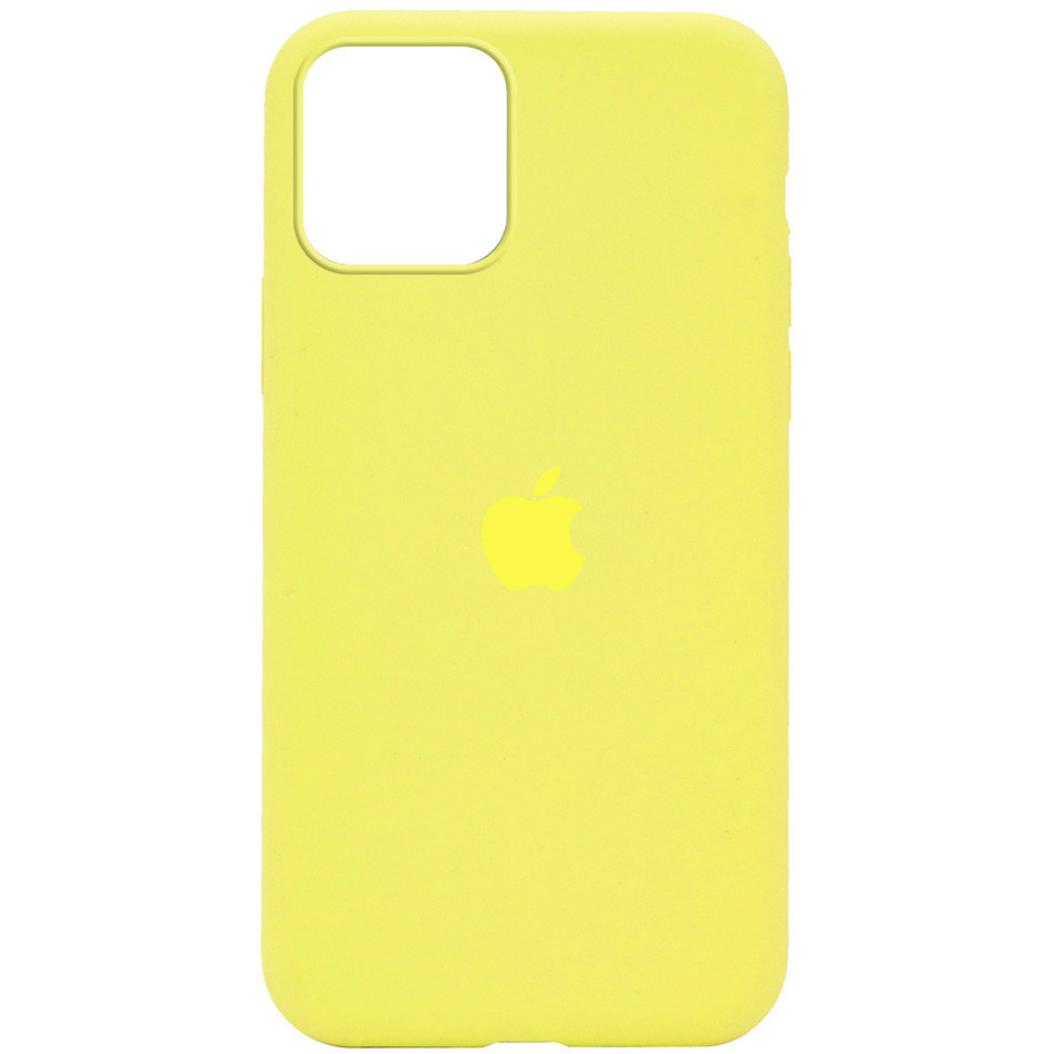 

Чехол Silicone Case Full Protective (AA) для Apple iPhone 12 Pro / 12 (6.1") Желтый / Bright Yellow (145388)