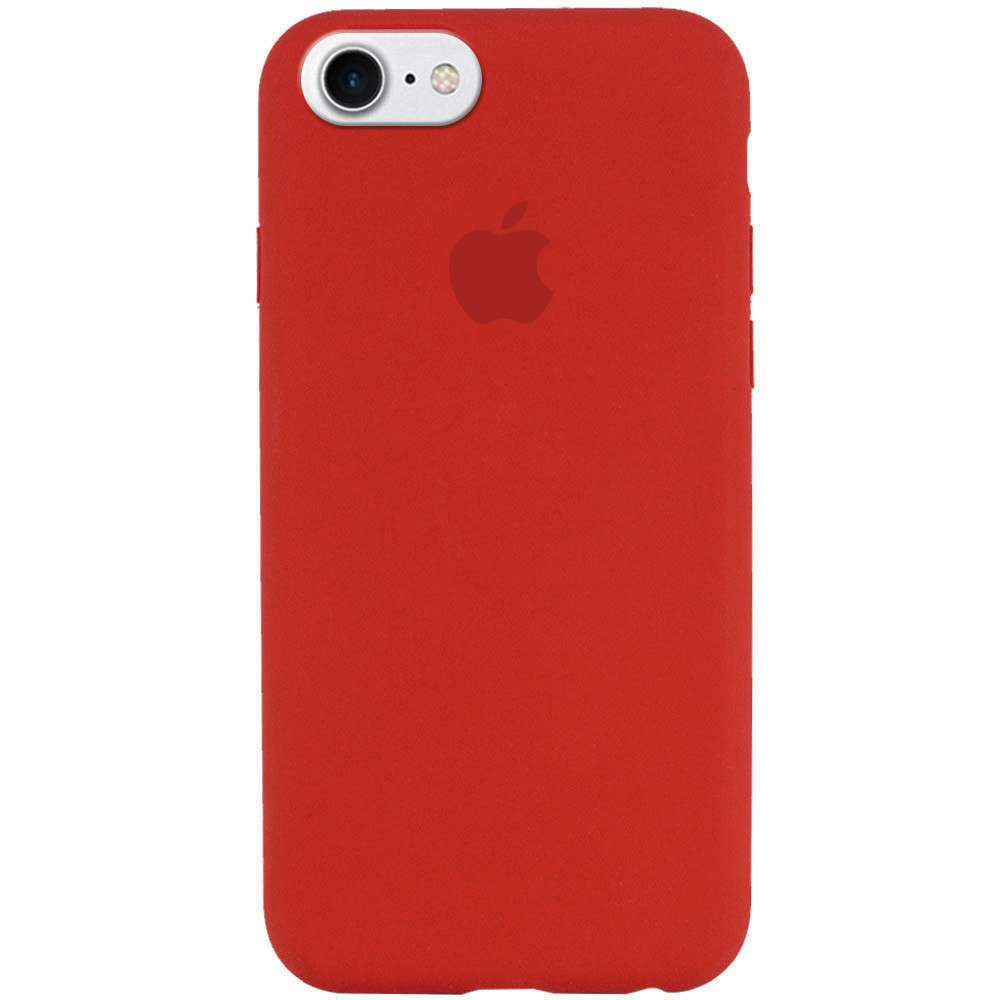 

Чехол Silicone Case Full Protective (AA) для Apple iPhone 7 (4.7'') Красный / Dark Red (130971)