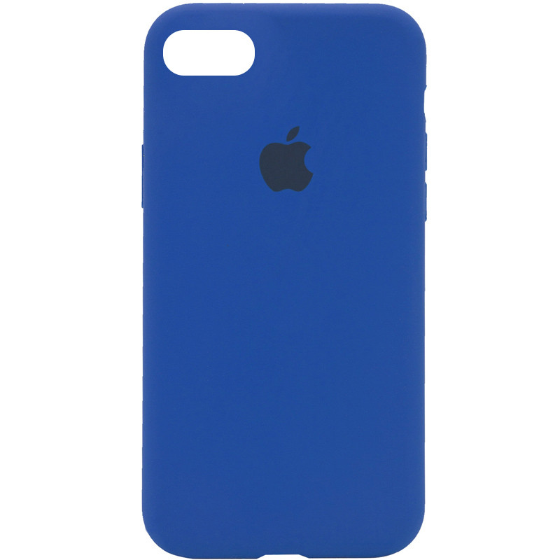 

Чехол Silicone Case Full Protective (AA) для Apple iPhone 7 / 8 / SE (2020) (4.7") Синий / Royal blue (135139)