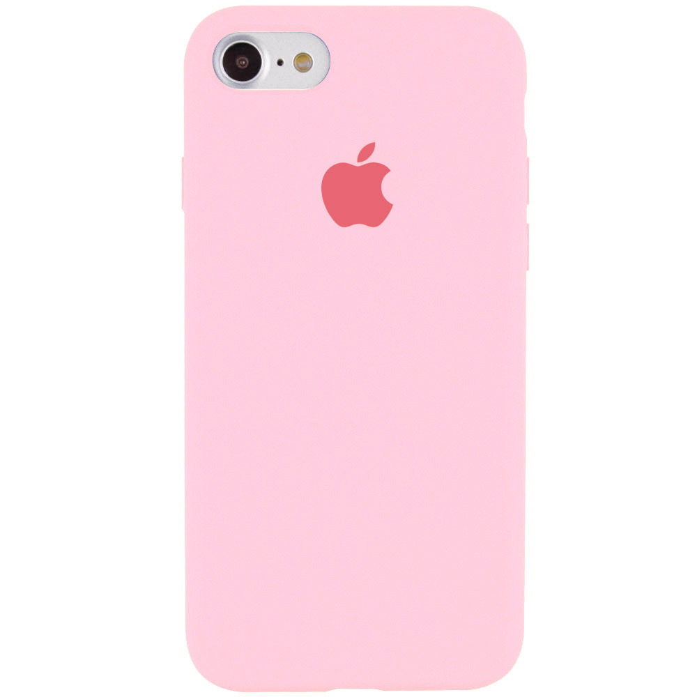 

Чохол Silicone Case Full Protective (AA) для Apple iPhone 7 (4.7'') (Рожевий / Light pink)