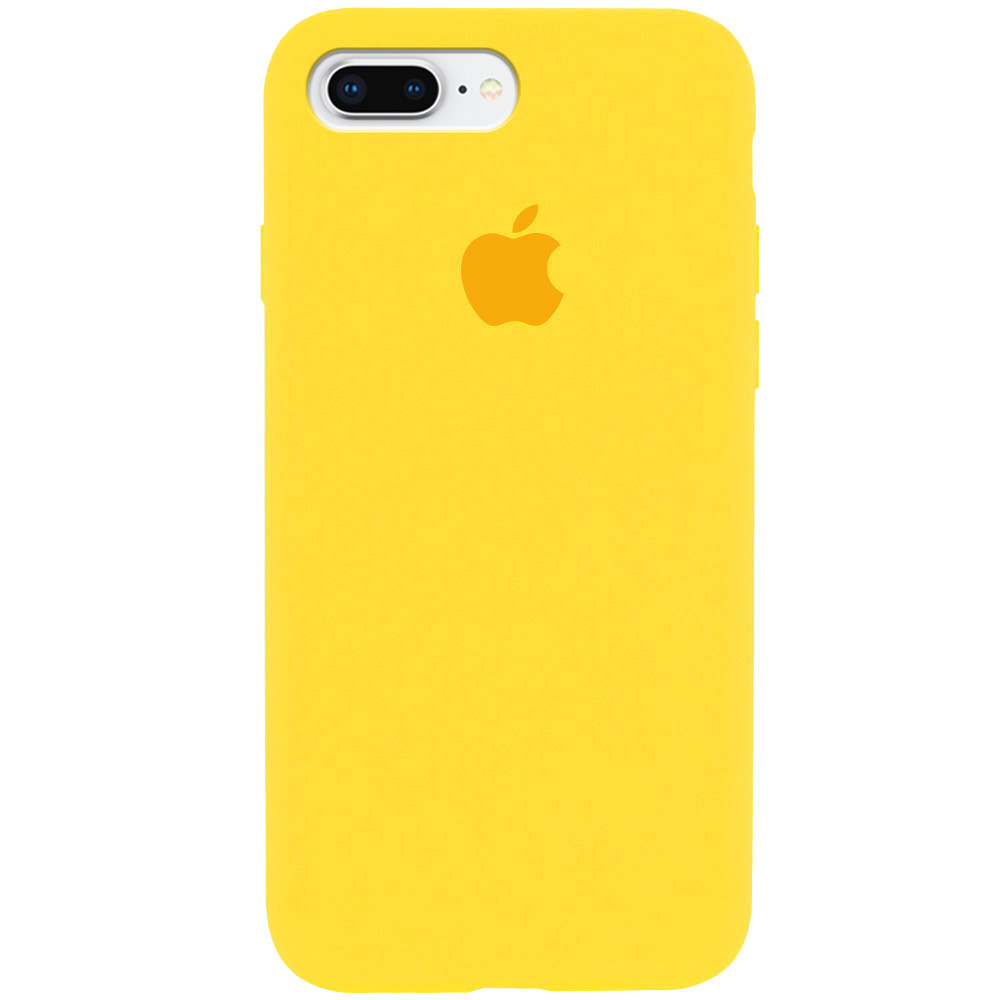 

Чехол Silicone Case Full Protective (AA) для Apple iPhone 8 plus (5.5'') Желтый / Canary Yellow (130980)