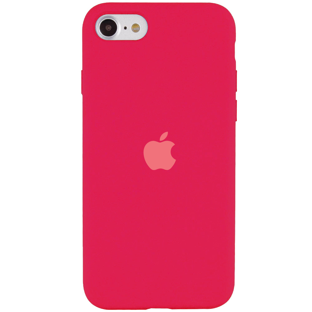 

Чехол Silicone Case Full Protective (AA) для Apple iPhone SE (2020) Розовый / Hot Pink (134018)