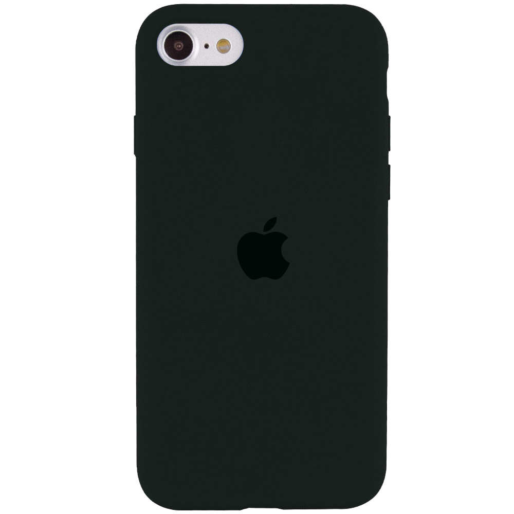 

Чехол Silicone Case Full Protective (AA) для Apple iPhone SE (2020) Зеленый / Black Green (140144)