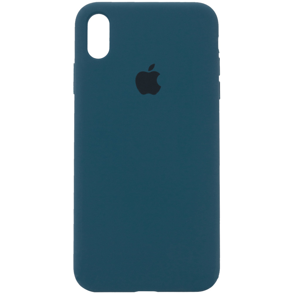 

Чехол Silicone Case Full Protective (AA) для Apple iPhone X (5.8") Синий / Cosmos Blue (127759)