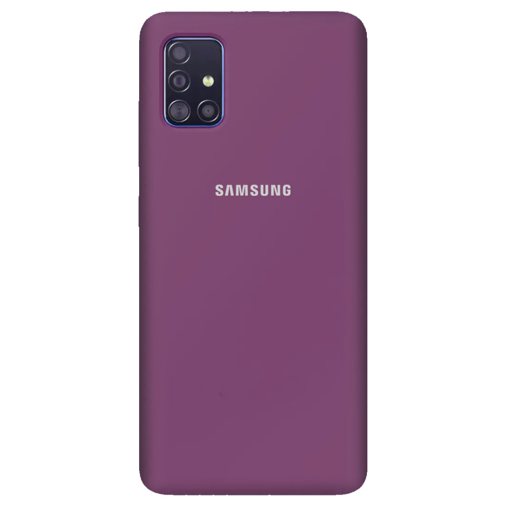

Чохол Silicone Cover Full Protective (AA) для Samsung Galaxy A51 (Фіолетовий / Grape)