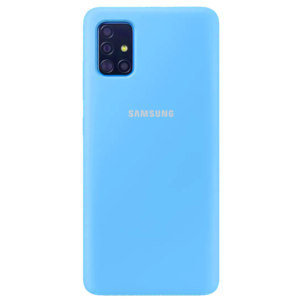 

Чехол Silicone Cover Full Protective (AA) для Samsung Galaxy A51 Голубой / Light Blue (122803)