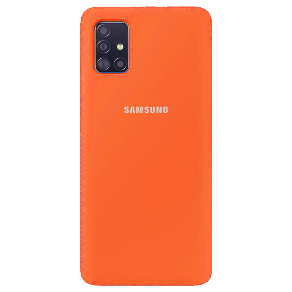 

Чехол Silicone Cover Full Protective (AA) для Samsung Galaxy A51 Оранжевый / Orange (122812)