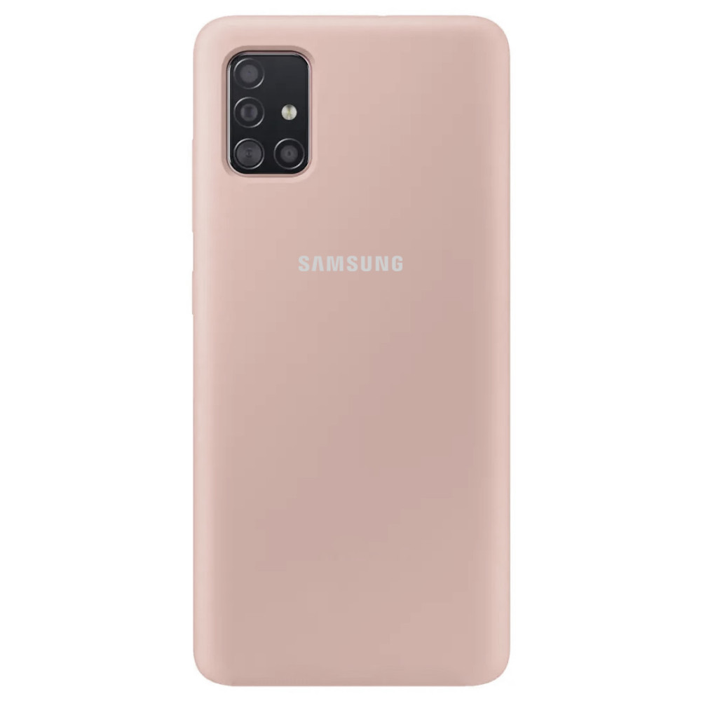 

Чохол Silicone Cover Full Protective (AA) для Samsung Galaxy A51 (Рожевий / Pink Sand)