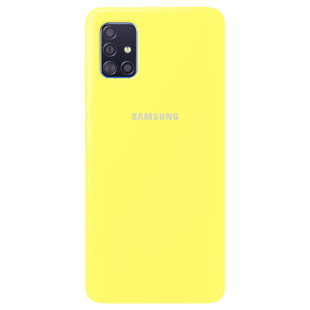 

Чехол Silicone Cover Full Protective (AA) для Samsung Galaxy A51 Желтый / Lemon (122805)
