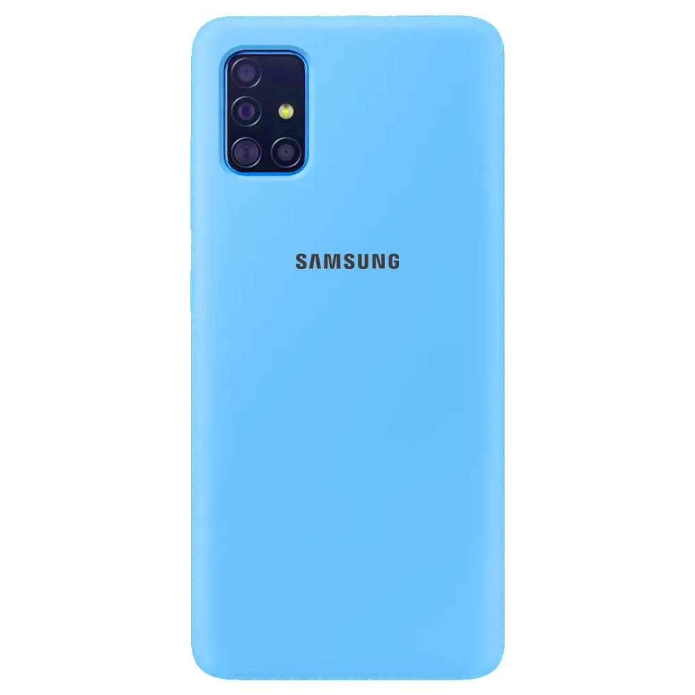 

Чехол Silicone Cover Full Protective (AA) для Samsung Galaxy A71 Голубой / Light Blue (122873)