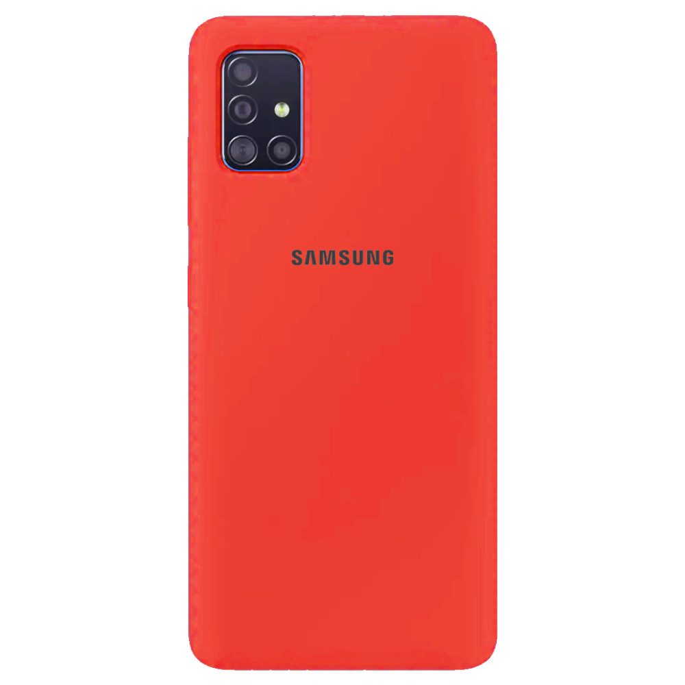 

Чохол Silicone Cover Full Protective (AA) для Samsung Galaxy A71 (Червоний / Red)
