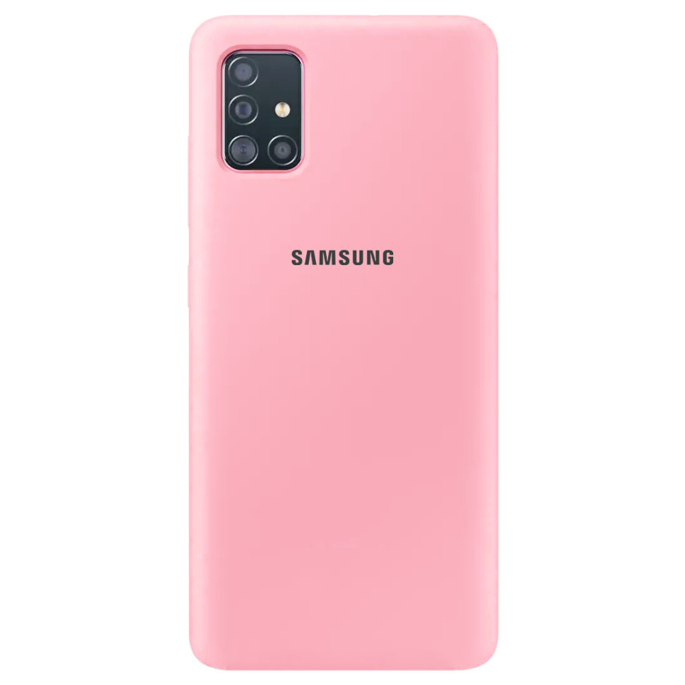 

Чохол Silicone Cover Full Protective (AA) для Samsung Galaxy A71 (Рожевий / Pink)