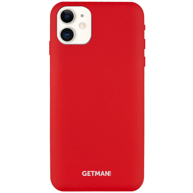 

Чохол Silicone Case GETMAN for Magnet для Apple iPhone 11 (6.1") (Червоний / Red)