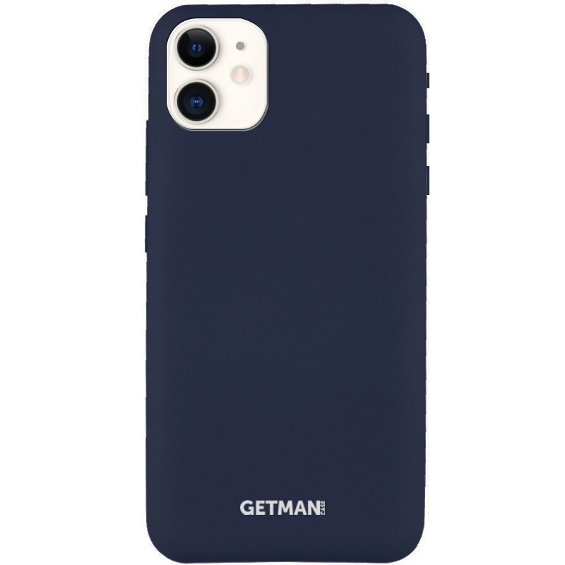 

Чохол Silicone Case GETMAN for Magnet для Apple iPhone 11 (6.1") (Синій / Gray Cobalt)