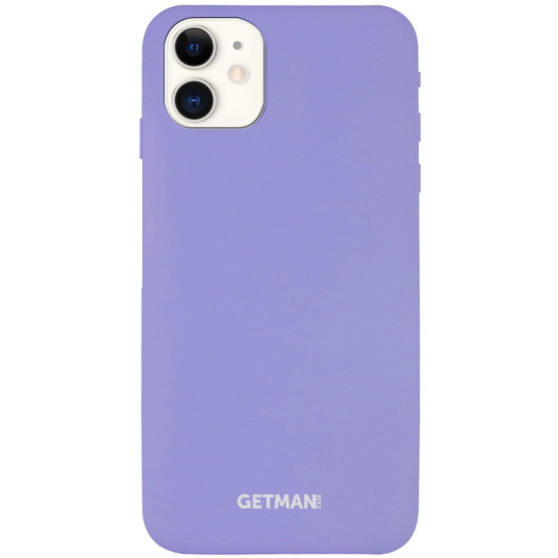 

Чохол Silicone Case GETMAN for Magnet для Apple iPhone 11 (6.1") (Бузковий / Dasheen)