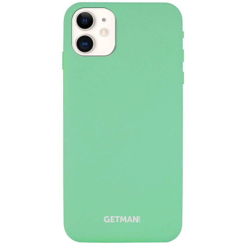 

Чохол Silicone Case GETMAN for Magnet для Apple iPhone 11 (6.1") (Зелений / Spearmint)