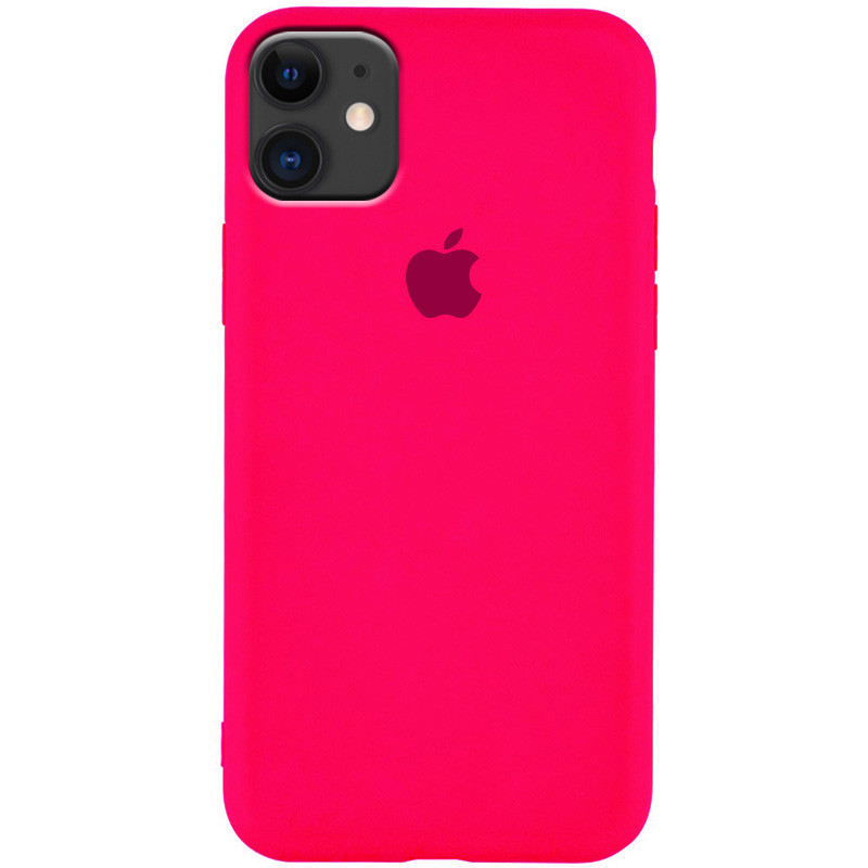 

Чехол Silicone Case Slim Full Protective для Apple iPhone 11 (6.1") Розовый / Shiny pink (141196)