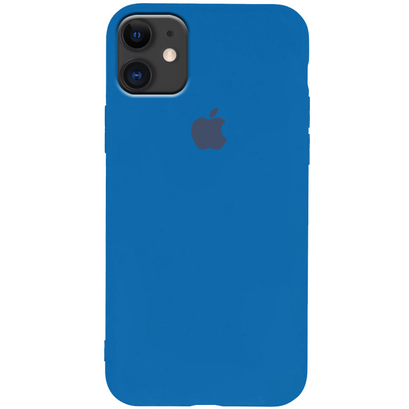 

Чехол Silicone Case Slim Full Protective для Apple iPhone 11 (6.1") Синий / Blue (141197)