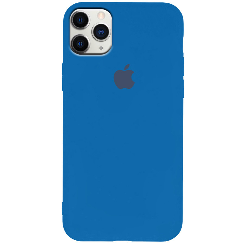 

Чехол Silicone Case Slim Full Protective для Apple iPhone 11 Pro (5.8") Синий / Blue (141206)