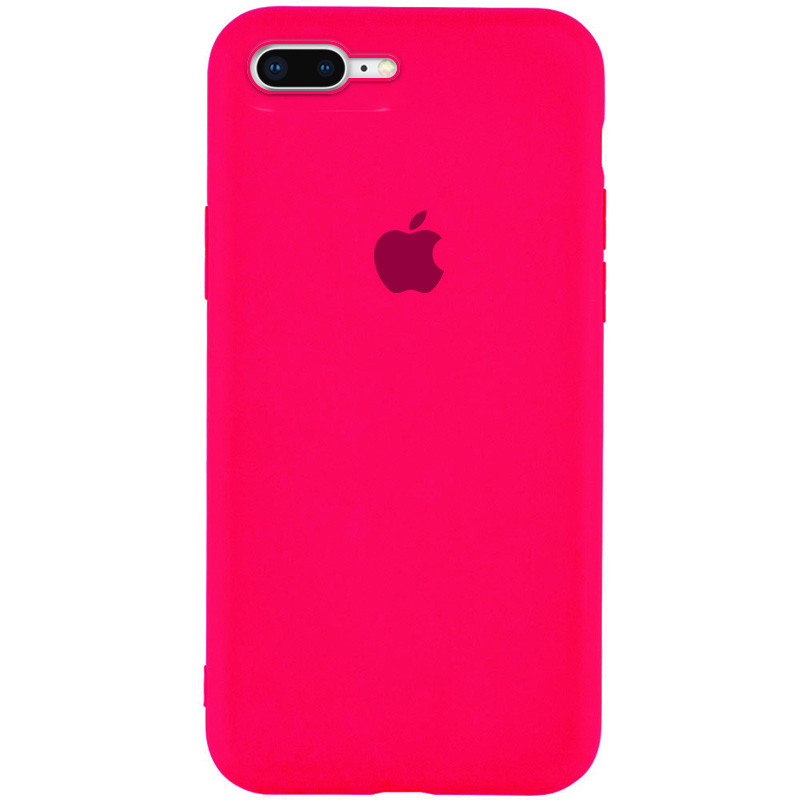 

Чехол Silicone Case Slim Full Protective для Apple iPhone 7 plus / 8 plus (5.5") Розовый / Shiny pink (141202)