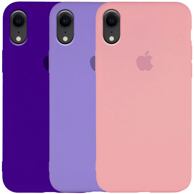 

Чехол Silicone Case Slim Full Protective для Apple iPhone XR (6.1") (138667)