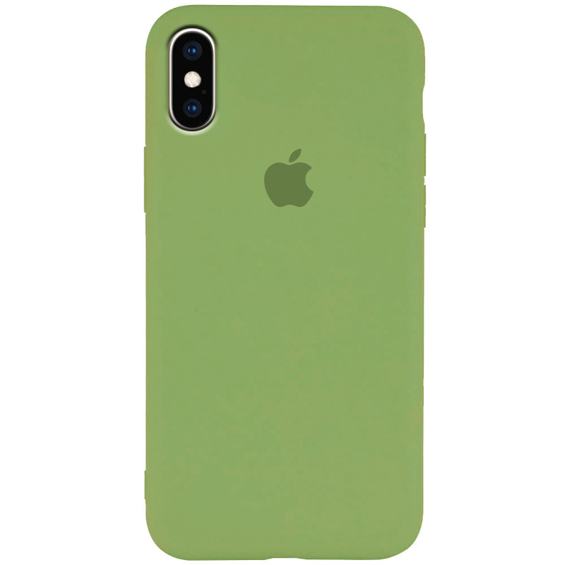 

Чехол Silicone Case Slim Full Protective для Apple iPhone XS Max (6.5") Мятный / Mint (138704)