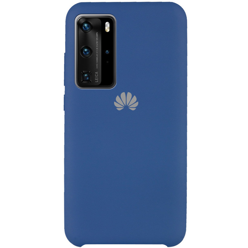 

Чехол Silicone Cover (AAA) для Huawei P40 Pro Синий / Blue (136382)