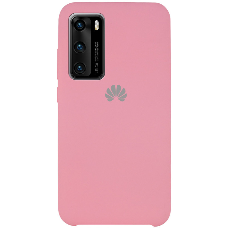 

Чехол Silicone Cover (AAA) для Huawei P40 Розовый / Light pink (136372)