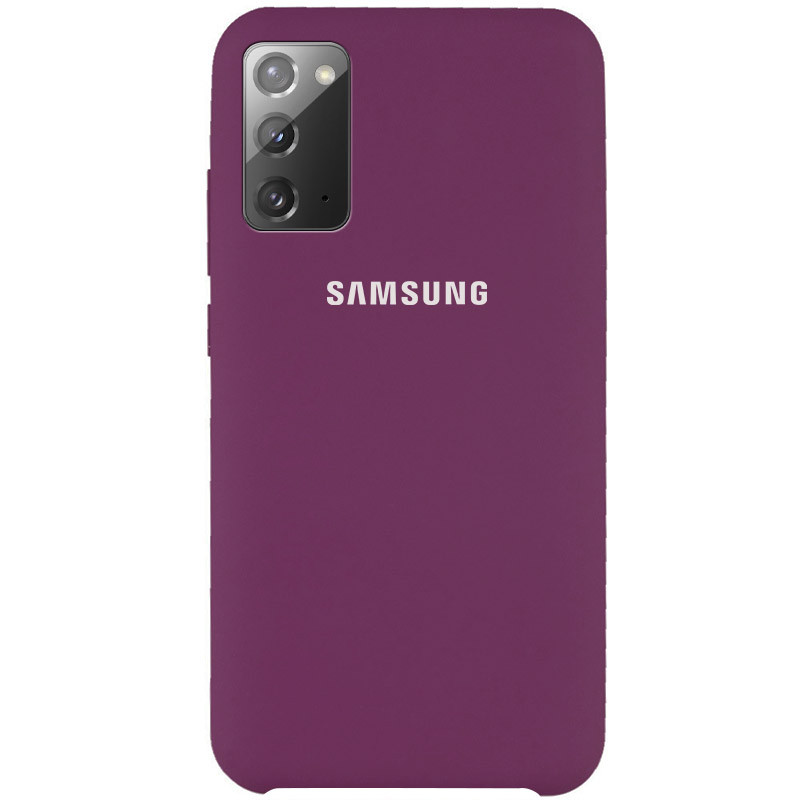 

Чохол Silicone Cover (AAA) для Samsung Galaxy Note 20 (Фіолетовий / Grape)