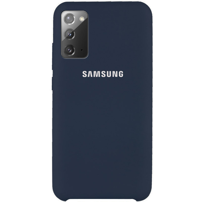 

Чехол Silicone Cover (AAA) для Samsung Galaxy Note 20 Синий / Midnight blue (143185)