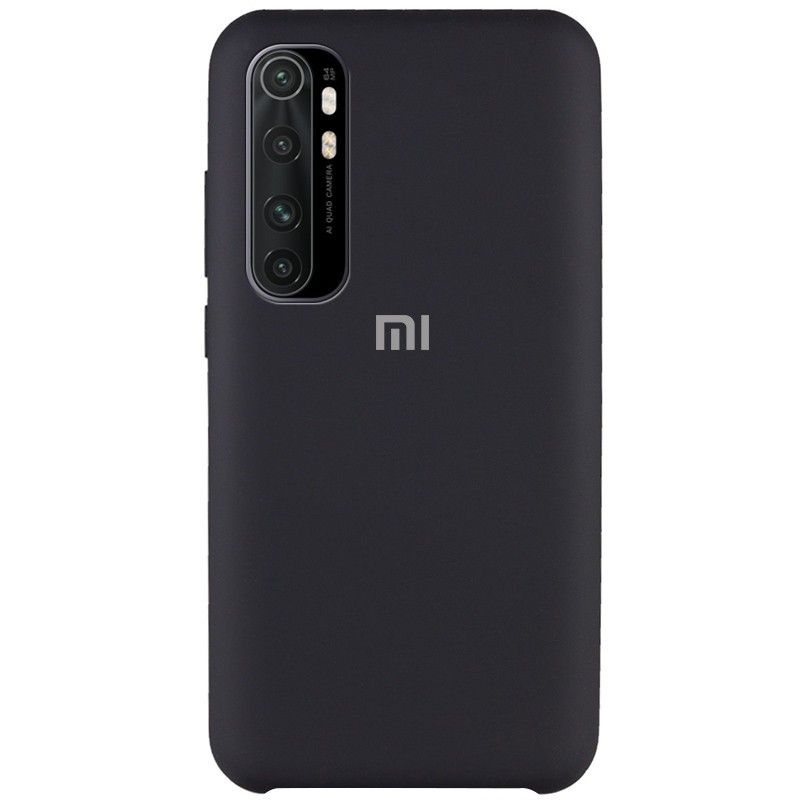 

Чохол Silicone Cover (AAA) для Xiaomi Mi Note 10 Lite (Чорний / Black)