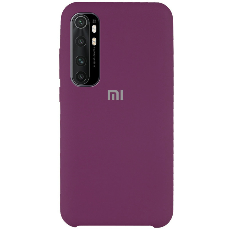 

Чохол Silicone Cover (AAA) для Xiaomi Mi Note 10 Lite (Фіолетовий / Grape)