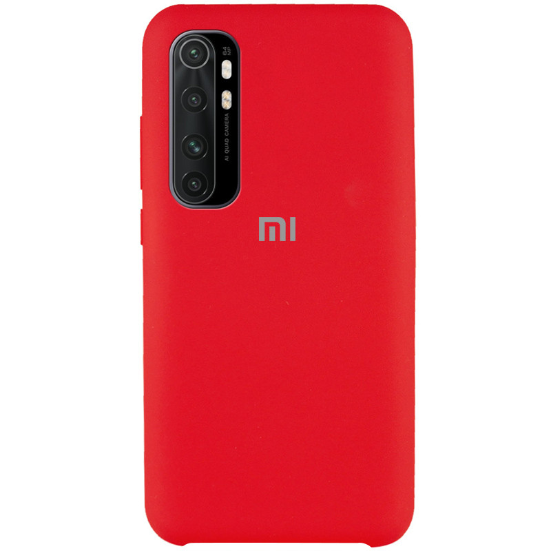 

Чехол Silicone Cover (AAA) для Xiaomi Mi Note 10 Lite Красный / Red (136465)