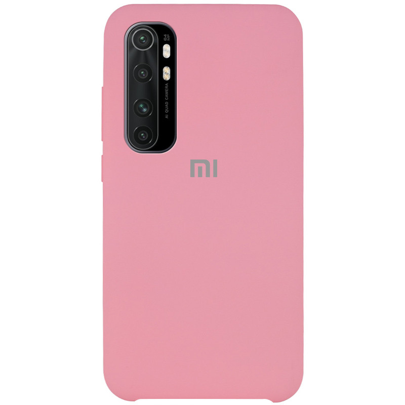 

Чохол Silicone Cover (AAA) для Xiaomi Mi Note 10 Lite (Рожевий / Light pink)