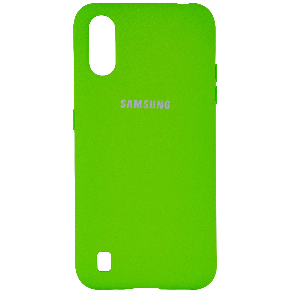 

Чехол Silicone Cover Full Protective (A) для Samsung Galaxy A01 Зеленый / Green (128213)