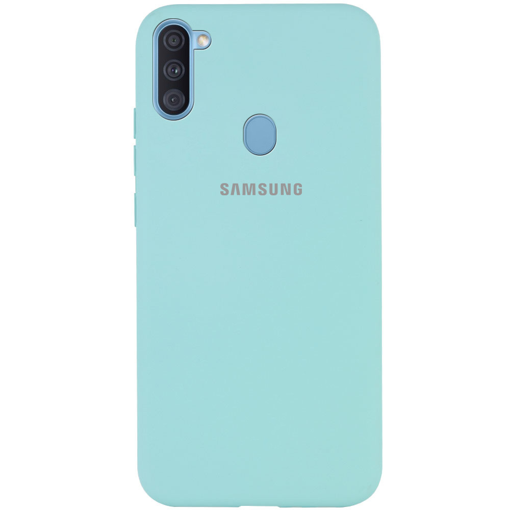 

Чехол Silicone Cover Full Protective (A) для Samsung Galaxy A11 Бирюзовый / Ice Blue (131950)