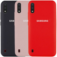 Чехол Silicone Cover Full Protective (AA) для Samsung Galaxy A01