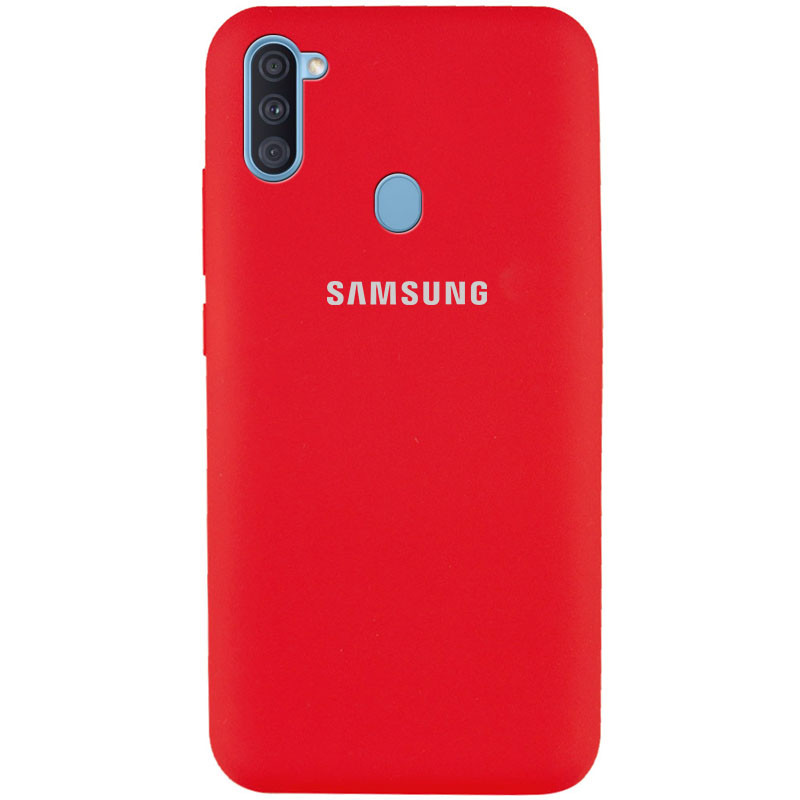 

Чохол Silicone Cover Full Protective (AA) для Samsung Galaxy A11 (Червоний / Red)